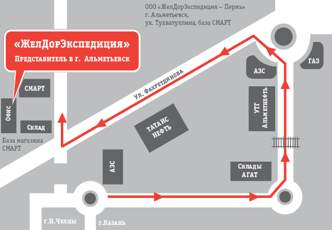 Альметьевск панорама карта